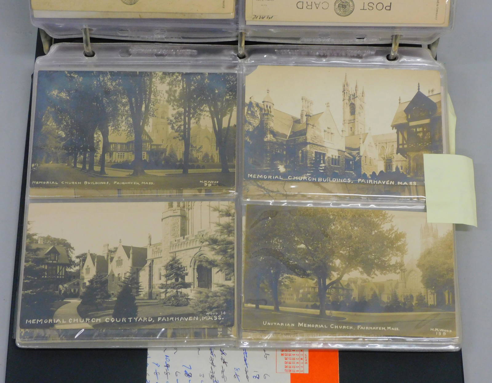 Album Containing Approx. 156 Vintage Postcards Auction