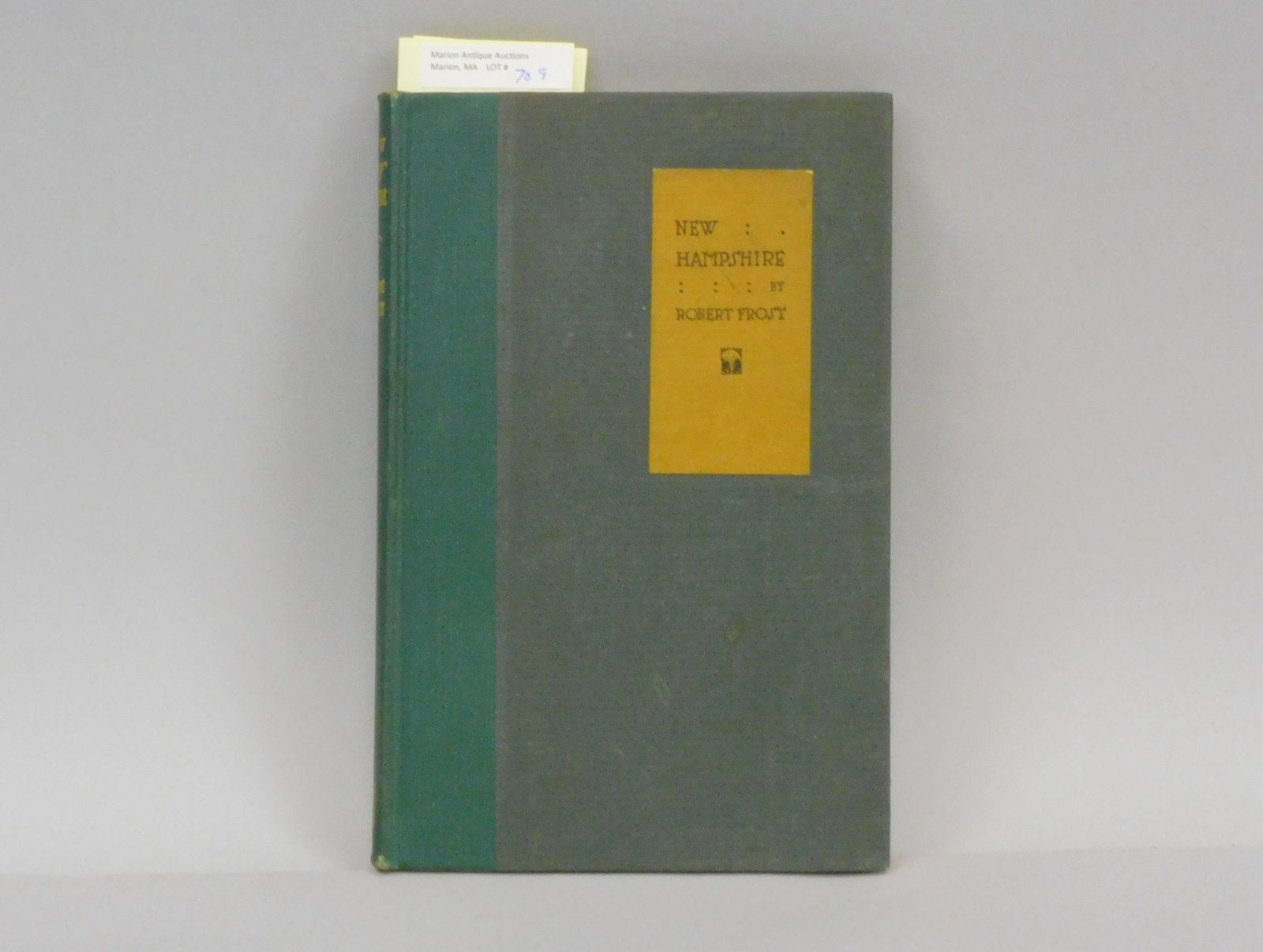 Robert Frost, "New Hampshire: A Poem with notes (1 of 4)