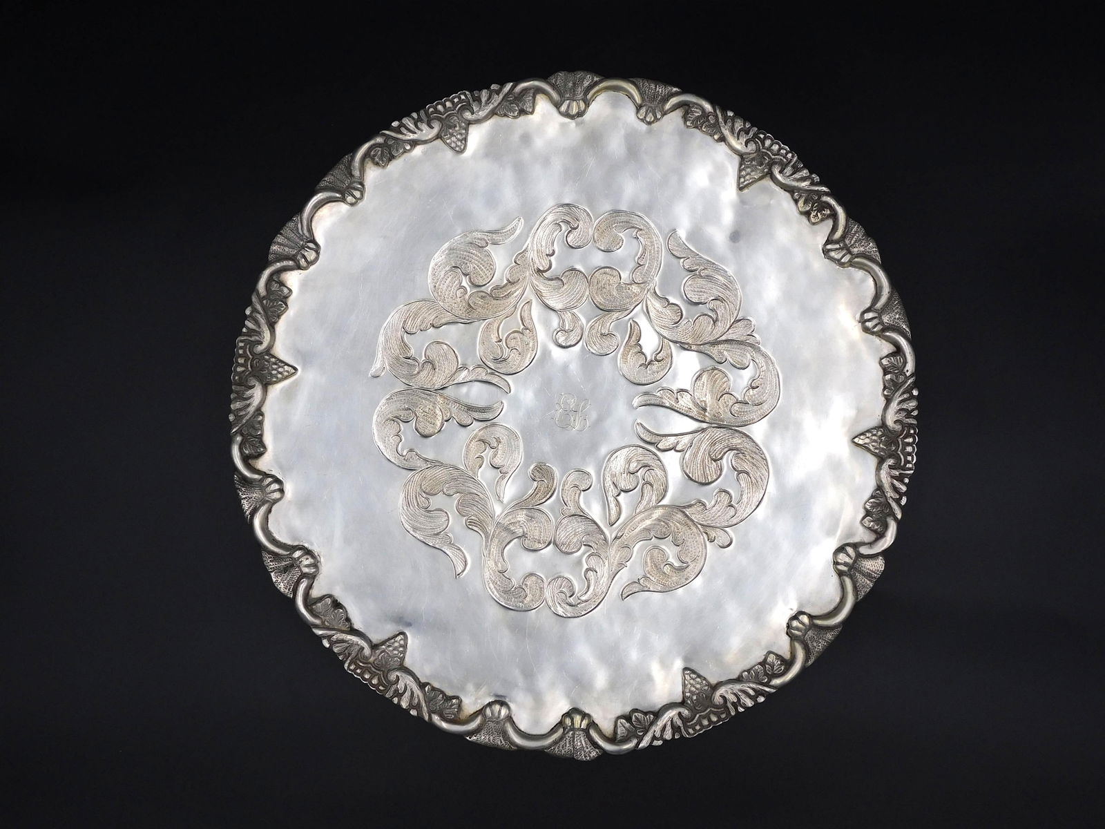 Vigueras Sterling Silver Tray. 20th century. Hand (1 of 5)