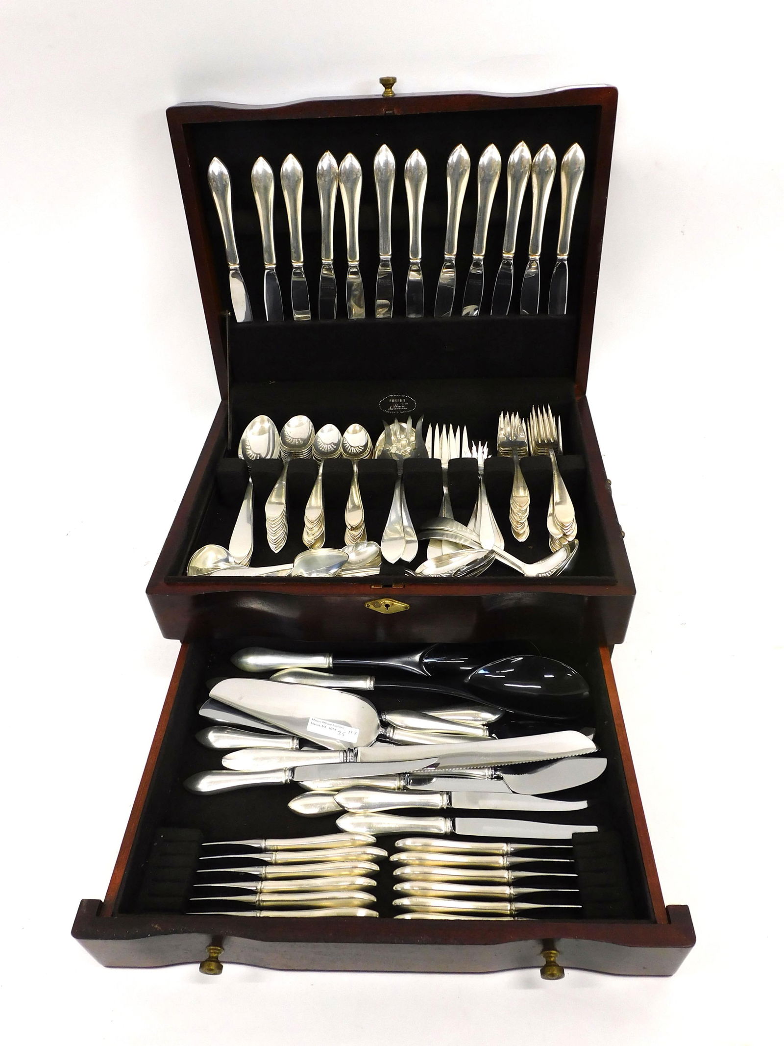 Sterling Silver Flatware Set. 20th century. Made (1 of 3)