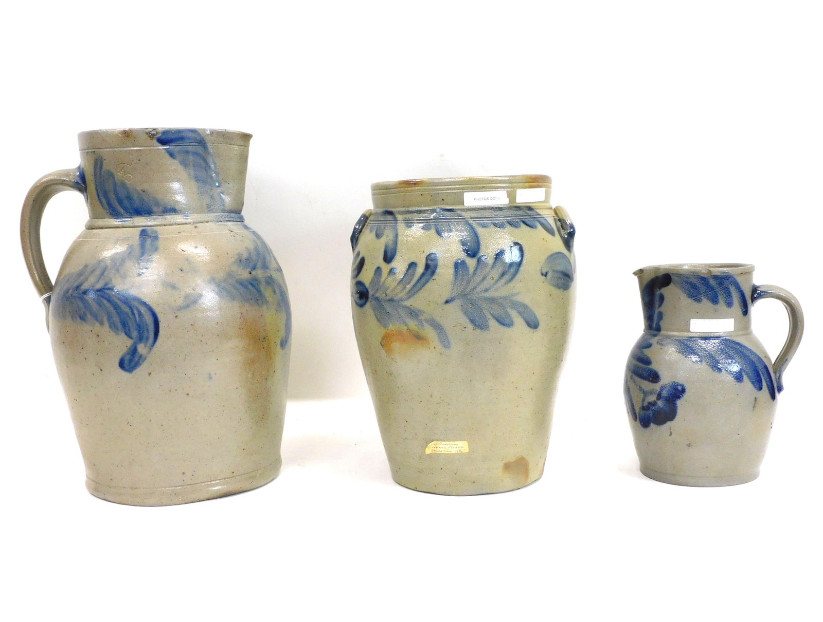 (3) Pennsylvania Stoneware 19th century. To (1 of 9)