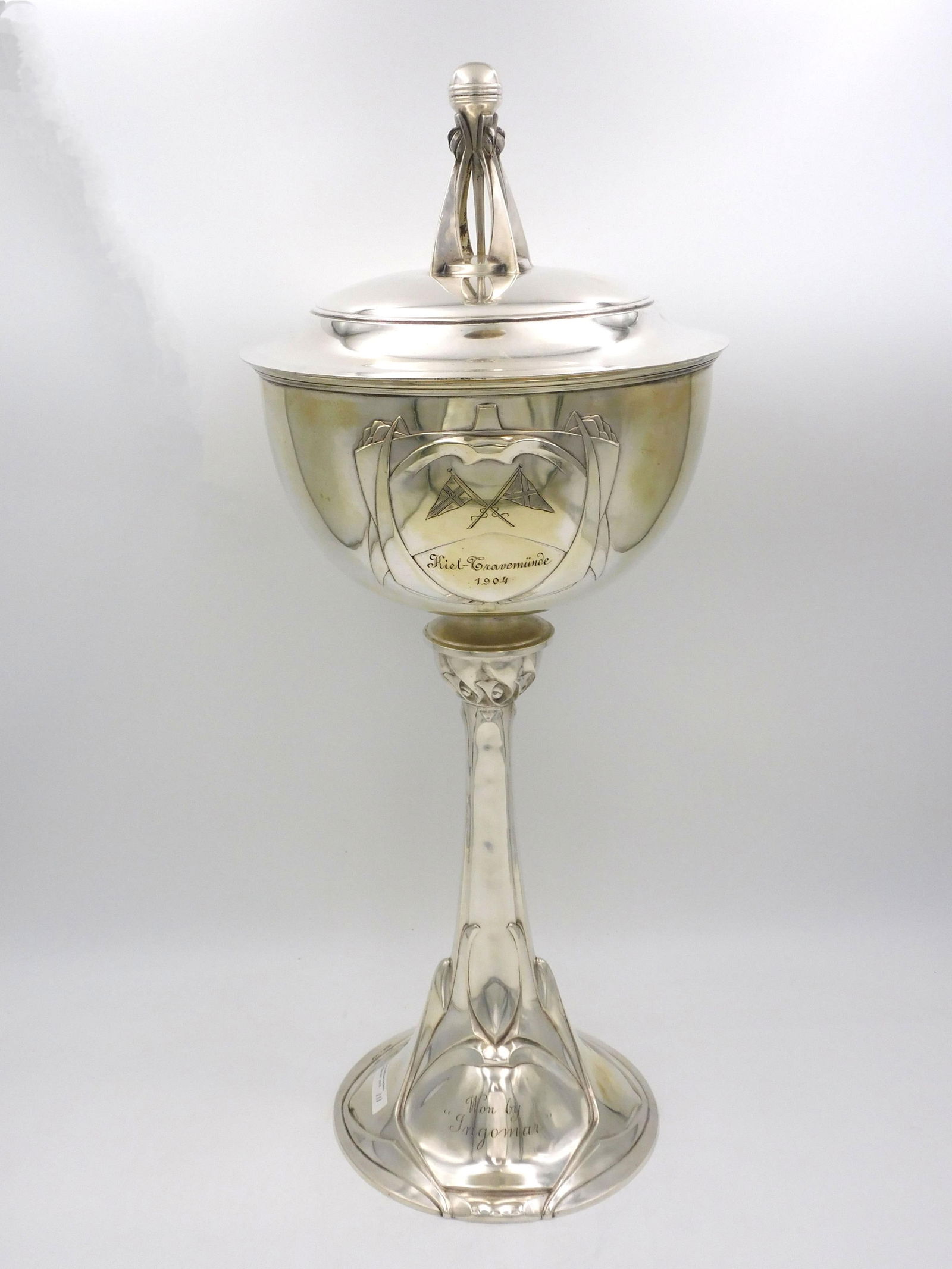 German 800 silver yachting trophy awarded to the (1 of 8)