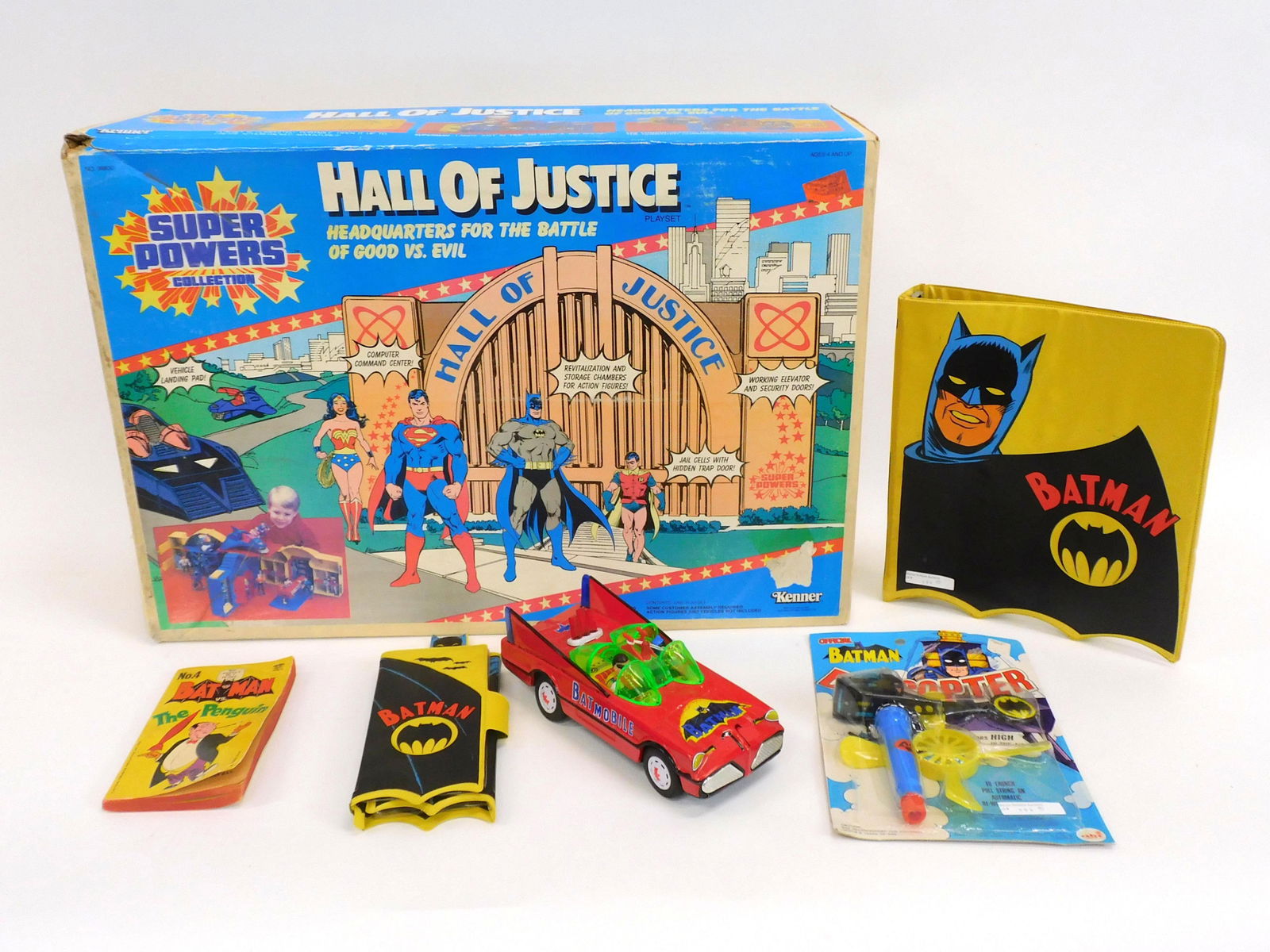 (6) vintage Batman collectibles. Consisting of (1 of 6)