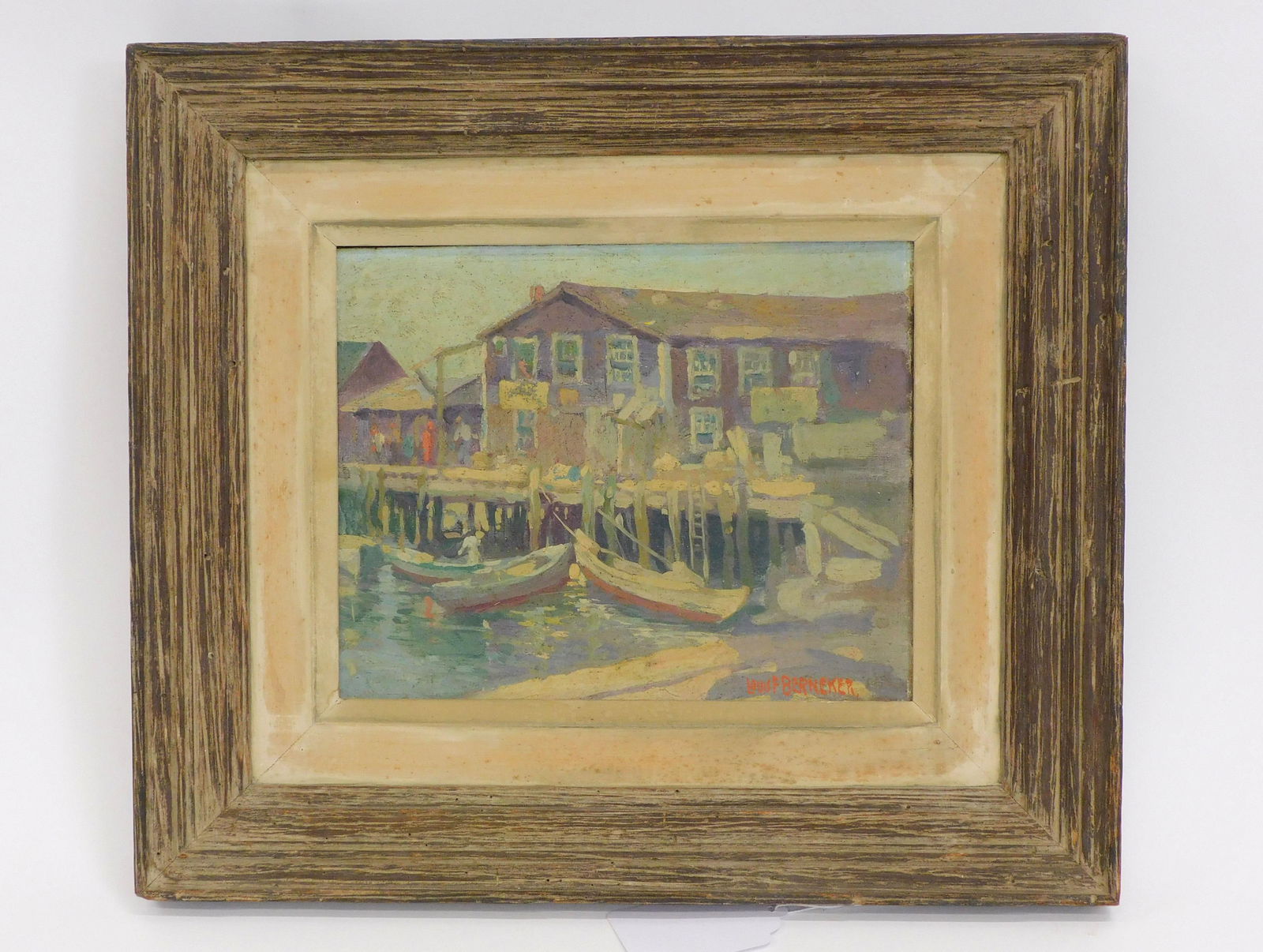 Louis F. Berneker (1876-1937, New York) oil (1 of 4)