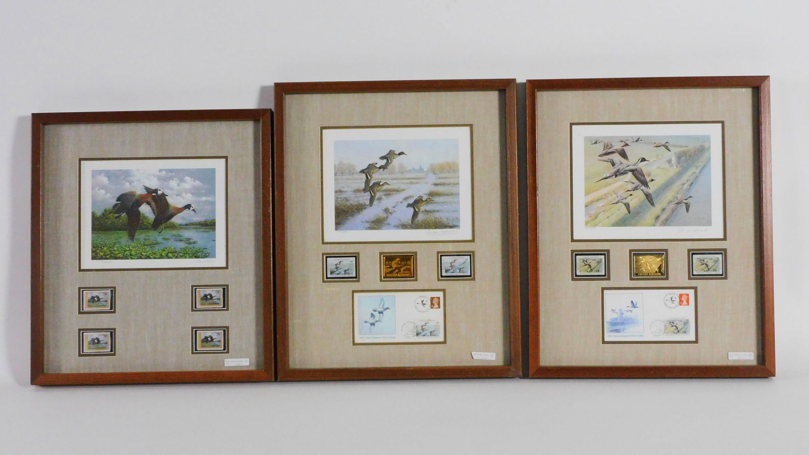 (3) duck stamp prints to include The First of the (1 of 3)