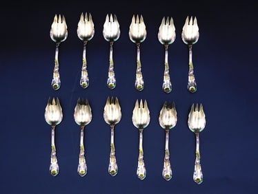 (12) Gorham Ice-Cream Forks
