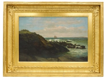Robert Spear Dunning Seascape Painting