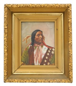 Portrait Of Chief Left Hand Bear