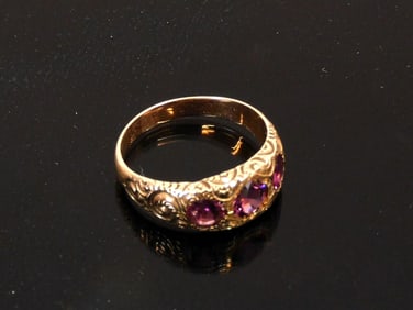 14K Yellow Gold Tested Ladies Ring.