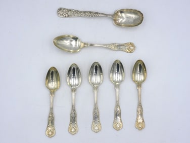 (7) Sterling Spoons.