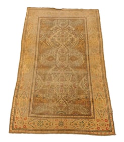Antique Tabriz Rug, Floral Geometric