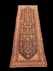 Semi-Antique Hamadan Runner,