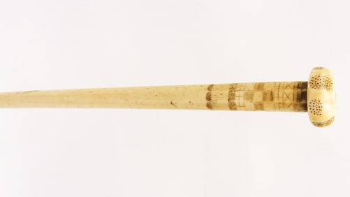 Scrimshaw Walking Stick