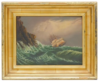 Clement Drew (Attributed) Marine Painting