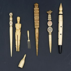 (7) Scrimshaw Items