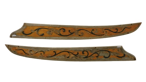 Pair of Ship Quarterboards
