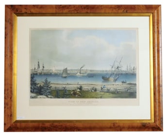 Colored Lithograph, after Fitz Hugh Lane