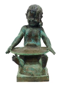 Edith Barretto Stevens Parsons Bird Baby Fountain