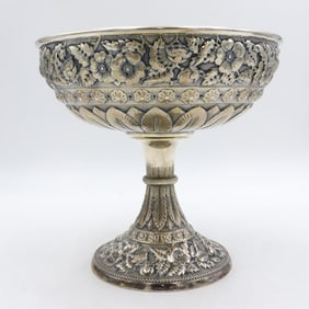 Gorham Sterling Silver Repousse Compote