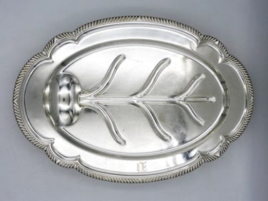 Gorham Sterling Meat Carving Platter