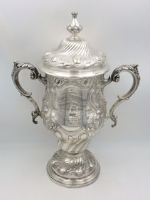 Gorham Monumental Sterling Silver Presentation Urn
