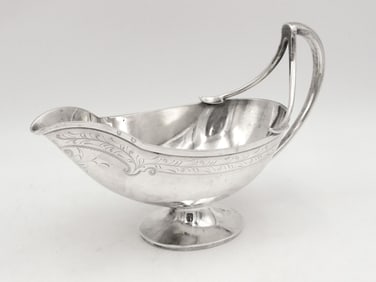 Gorham Coin Silver Gravy Boat