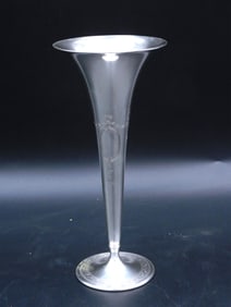 Tiffany Sterling Trumpet Vase