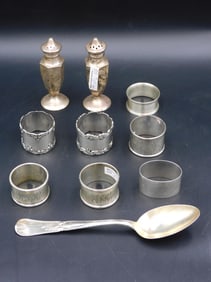 (10) Pieces Sterling Silver