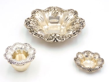 (3) Reed & Barton Francis Ist Sterling Hollowware