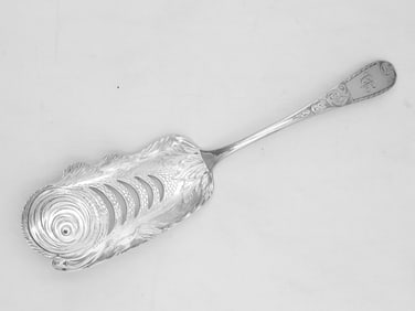 Coin Silver Fish Server