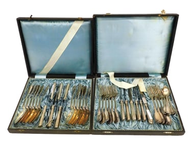 (40) Piece Coin Silver Flatware Set