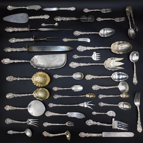 (218) Piece Gorham Sterling Silver Flatware Set