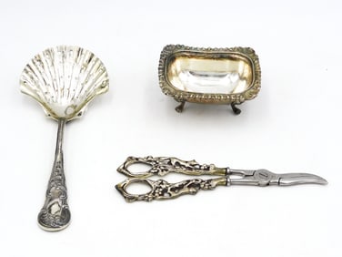 (3) Continental Sterling Silver Pieces