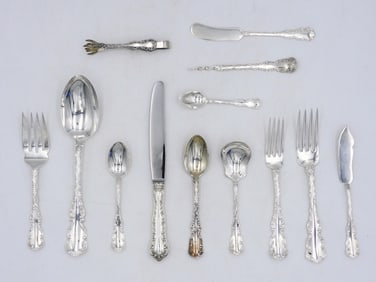 (122) Piece Birks Ryrie Sterling Flatware Set
