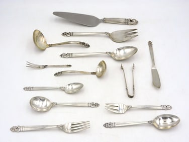 (68) Piece International Sterling Flatware Set