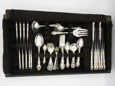 (85) Piece Reed & Barton Sterling Flatware Set