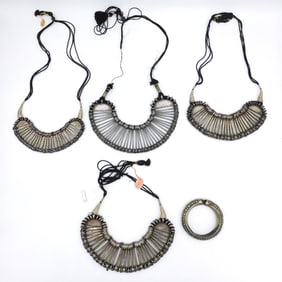 (5) Miscellaneous Indian Silver Jewelry