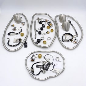 (37) Pieces Contemporary Stainless Steel Jewelry