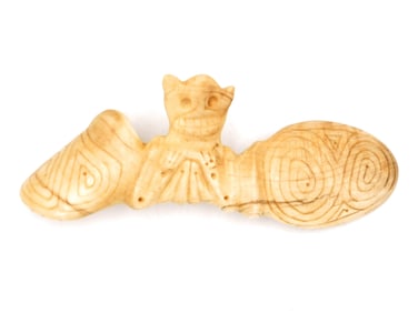Taino Shell Bat Effigy