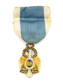 Gold and Enamel Order of Cincinnati Medallion