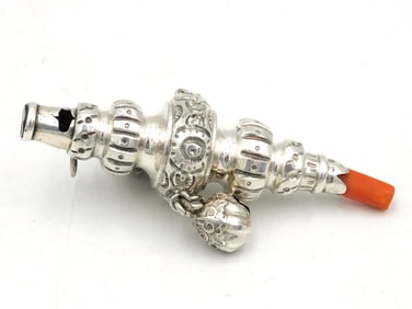 Child's Rattle Whistle