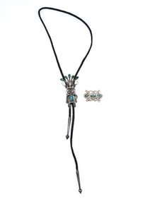 (2) Navajo Silver Jewelry Pieces