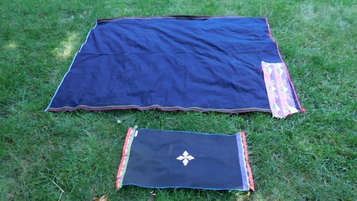Osage Woman's Blanket and Panel