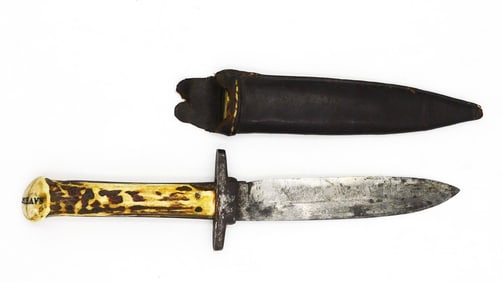 Bone Handle Hunting Knife