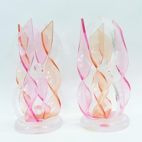 A Pair Of Shlomi Haziza Sculptures
