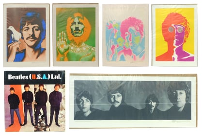 (5) Richard Avedon Beatles Posters