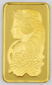 Suisse 5 ozt Gold Bar