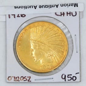1926 $10 Indian Head Gold Coin