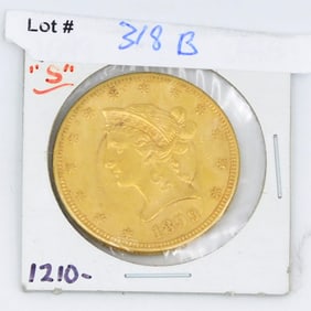 1899 S $10 Liberty Head Gold Coin