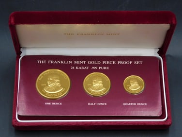 1979 Franklin Mint Gold Piece Proof Set